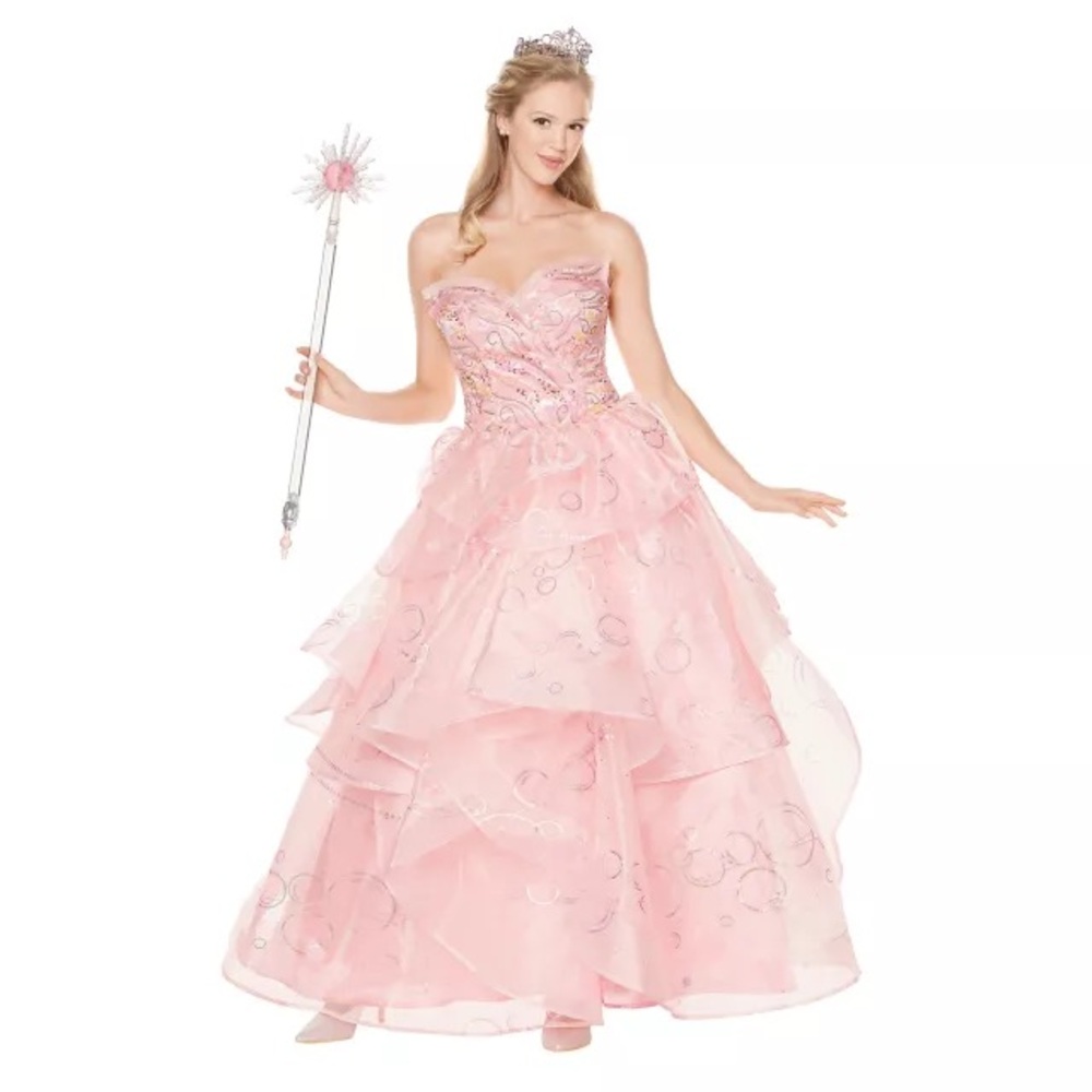 Adult Small Glinda Costume Deluxe - Wicked